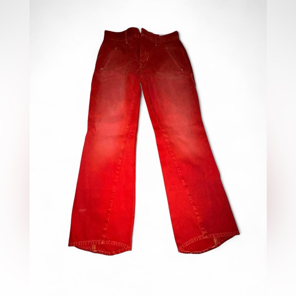 We The Free Flare Red Jeans